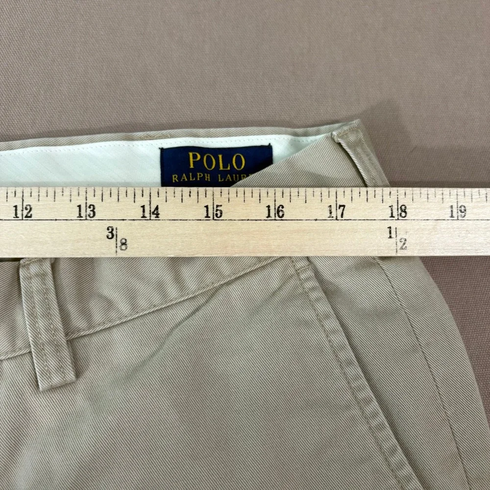 Polo‎ Ralph Lauren Pants Mens 36x30 Khaki Chinos Classic Fit Cotton Twill Casual